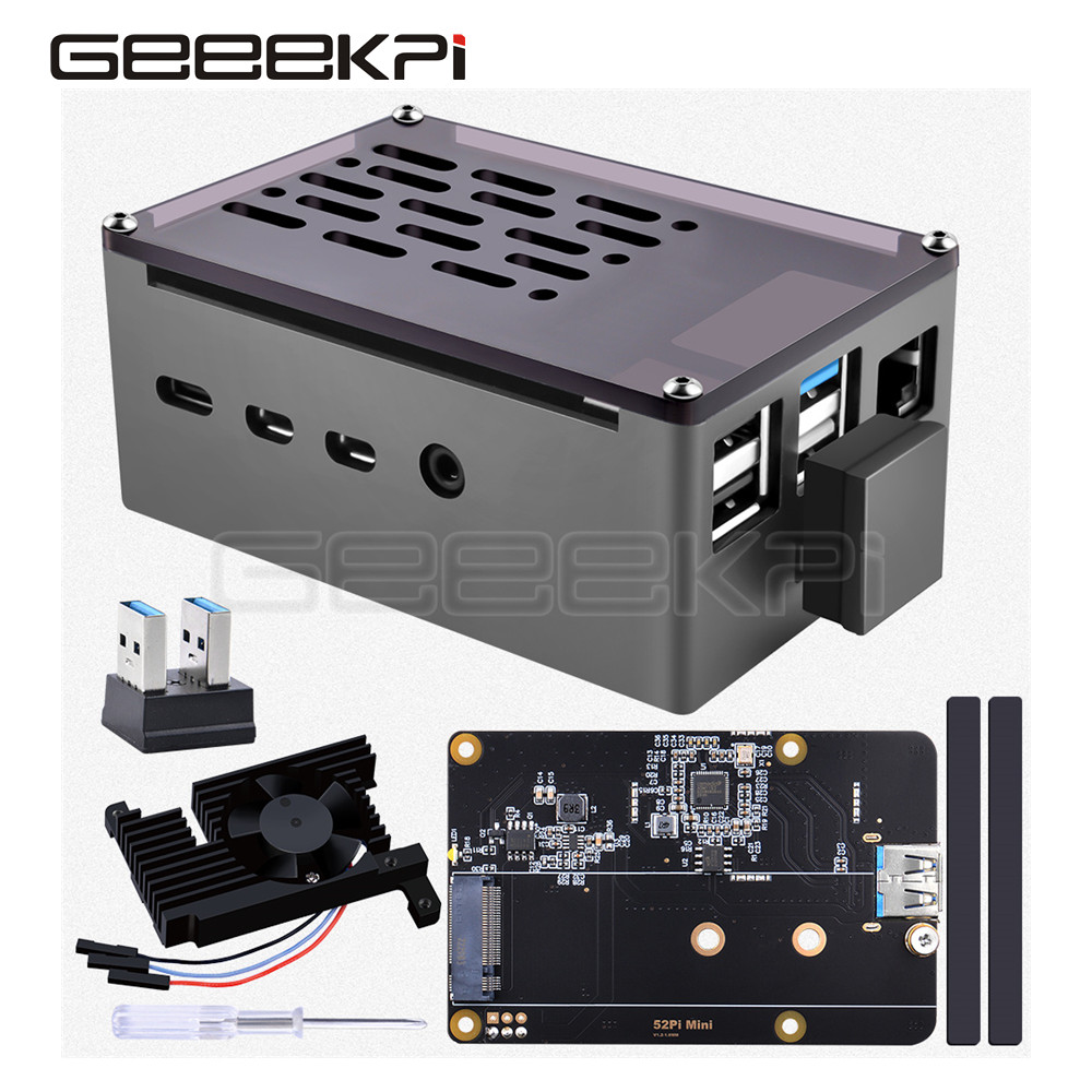Argon One V3 M.2 Nvme Case - GeeekPi 알루미늄 벽돌 케이스 M.2 SATA