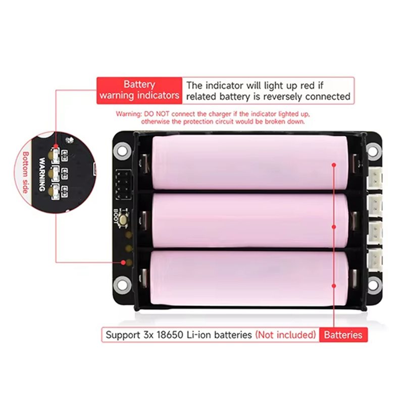 A96K-2X 라즈베리 파이 5용 UPS HAT, 18 - Raspberry Pi Uninterrupted Power Supply Ups 18650 리뷰 및 가격